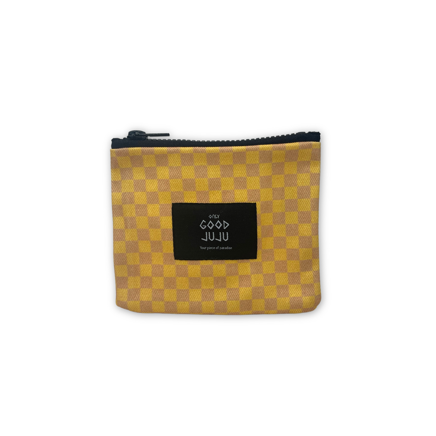 Little Coin Bag - Brown Checkered
