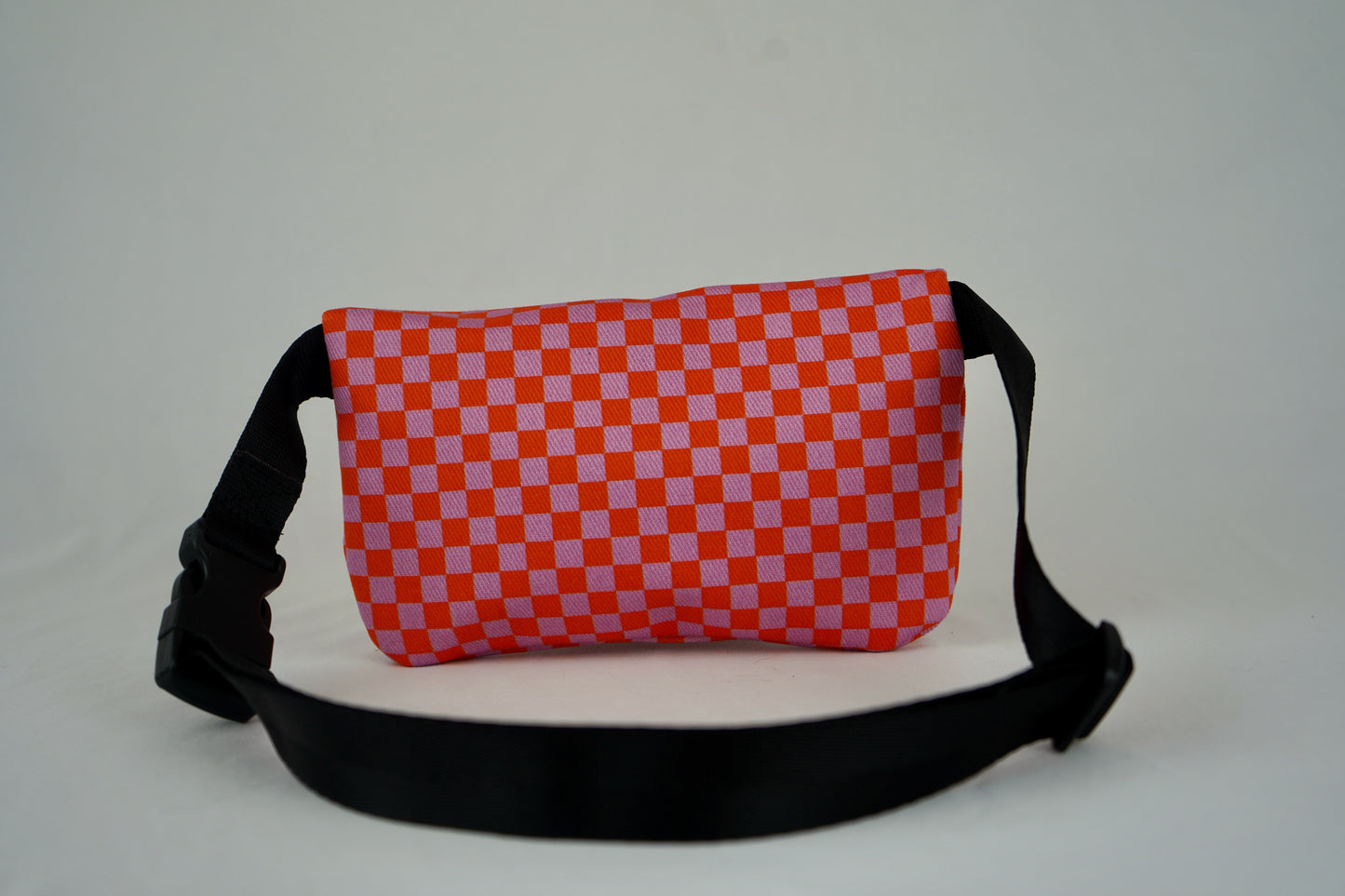 Fanny Pack- Pink/Orange Checkered