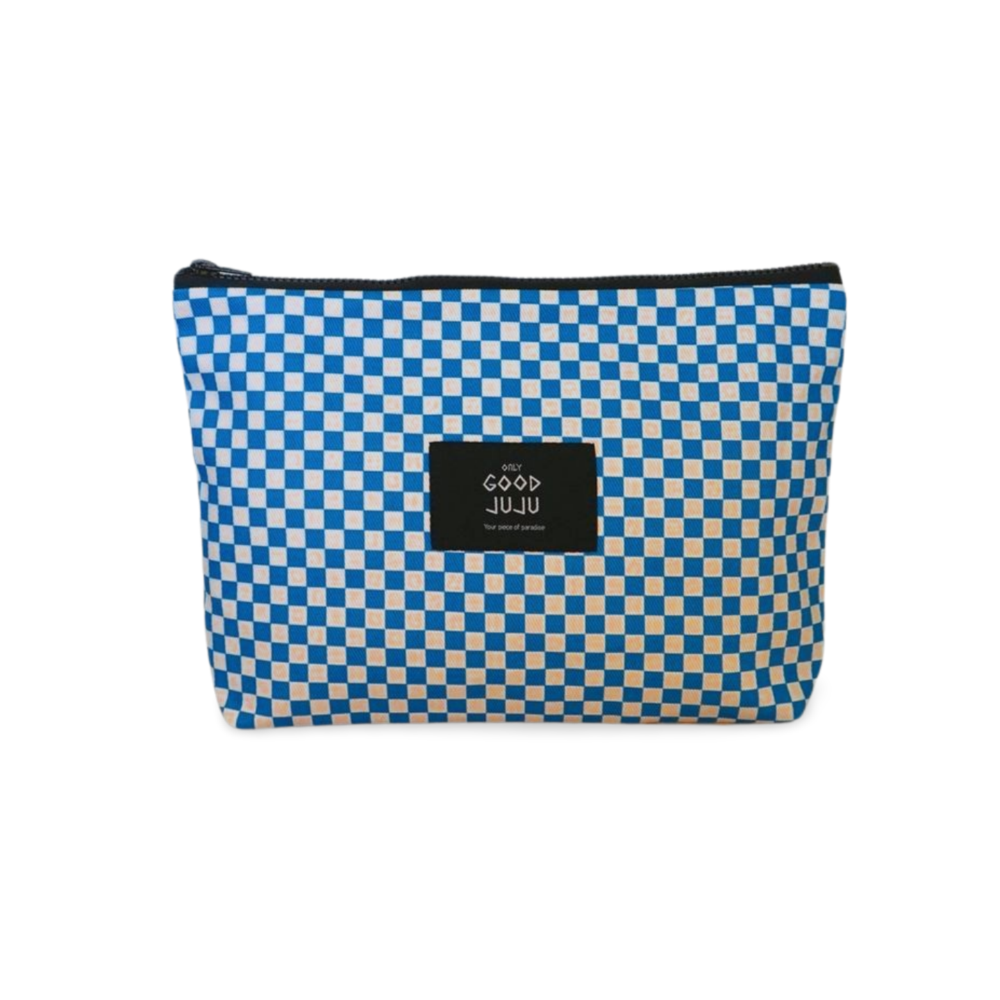 Big Pouch -Blue Checkered
