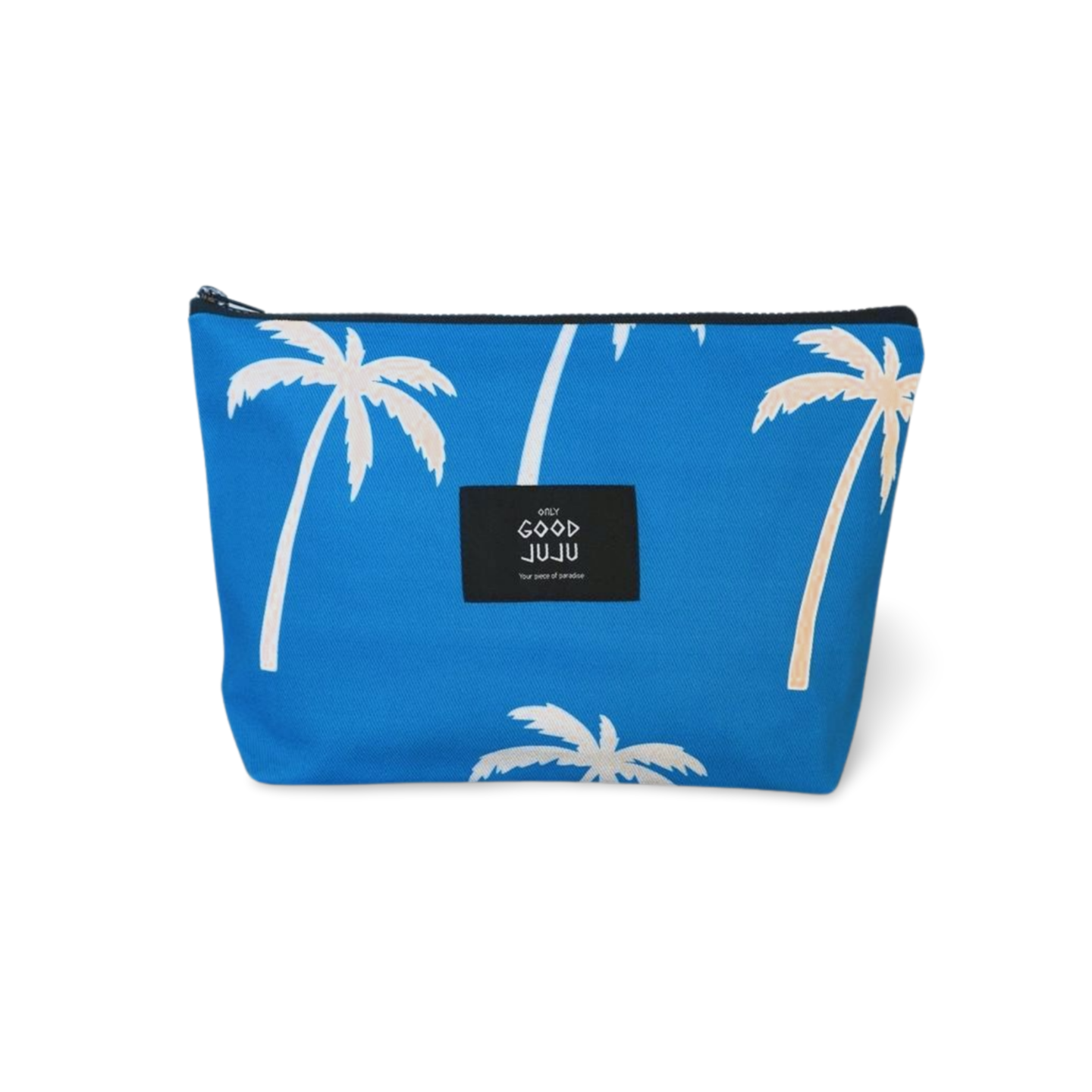Big Pouch - Blue/ White Palm Tree