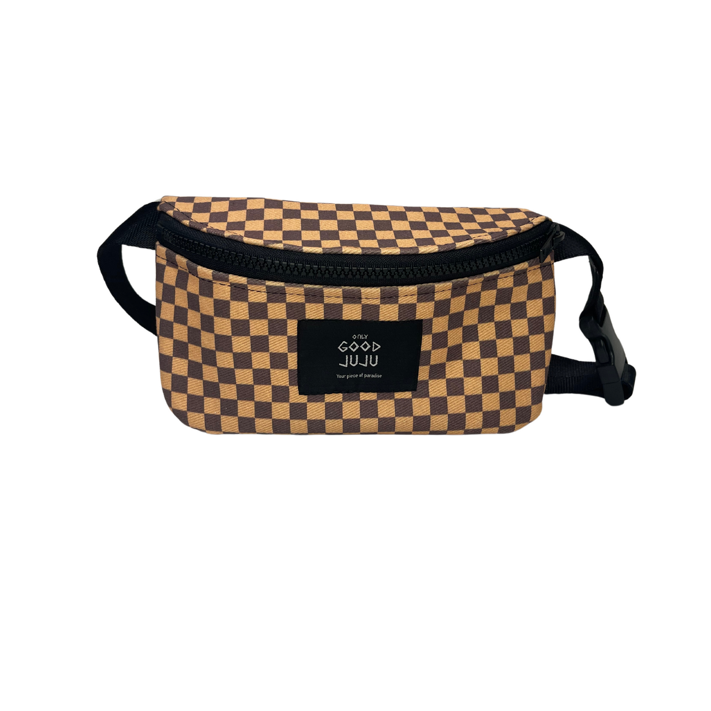 Yellow Checkered Hipster Fanny Pack
