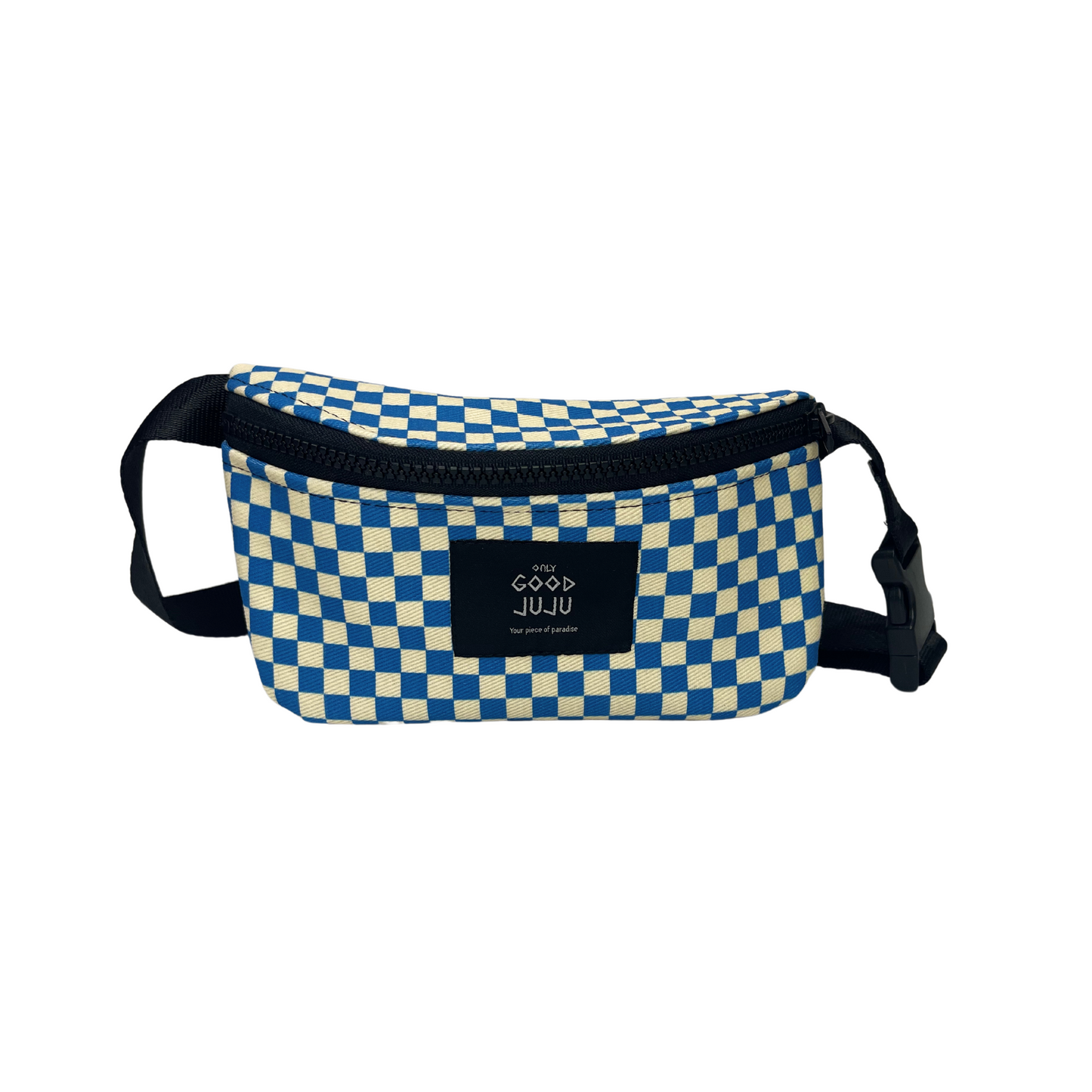 Brown Checkered Hipster Fanny Pack
