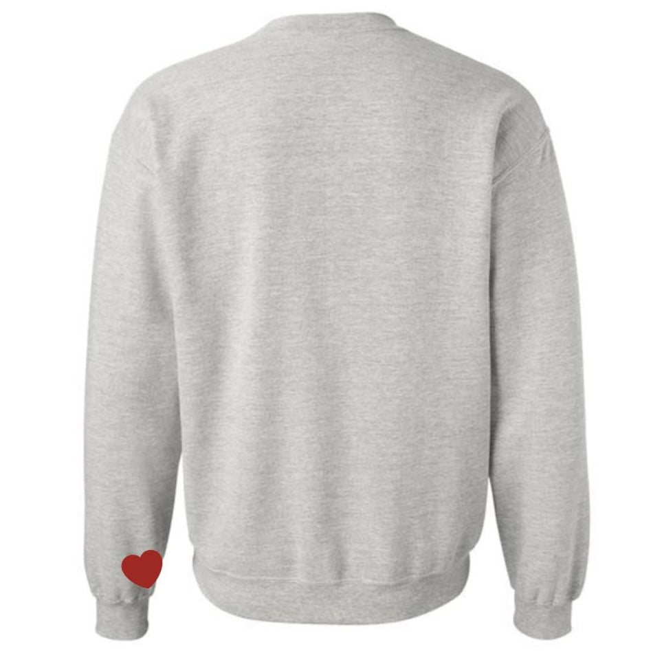 AshGrey-VdayAlwaysLucky Over sized Crewneck_ Back