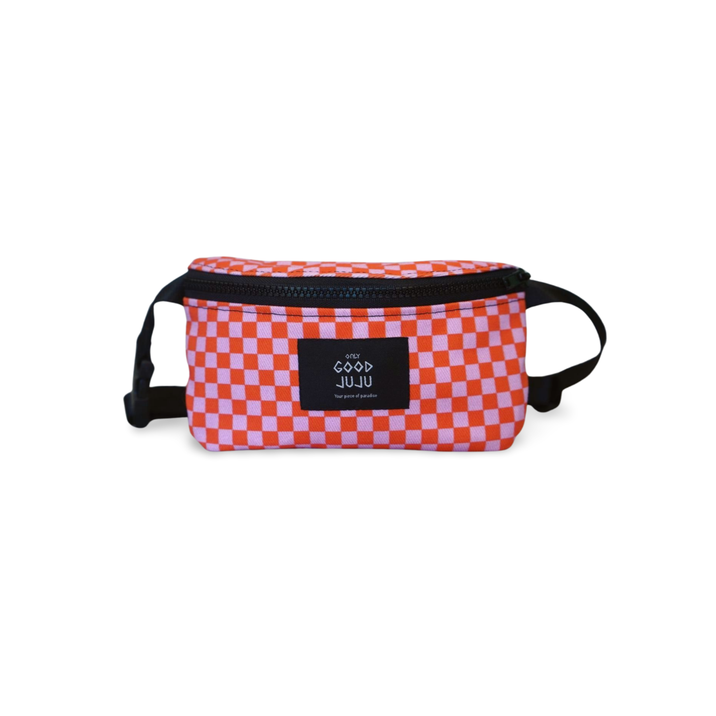 Fanny Pack- Pink/Orange Checkered