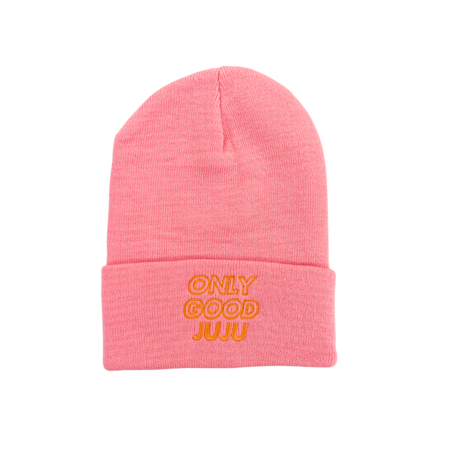 Pink Beanie, Embroidered  beanie