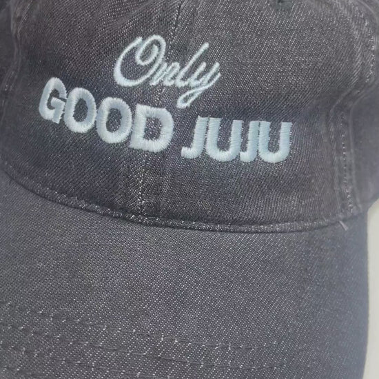 Only Good JuJu distressed Denim hat